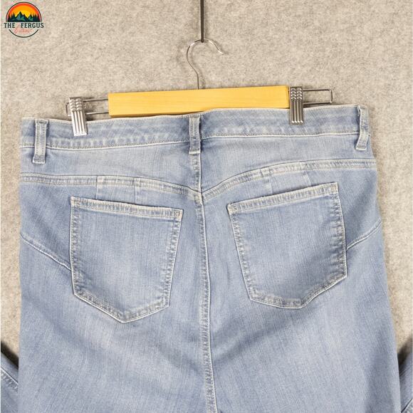 Torrid Bombshell Skinny Jeans Blue Cotton Blend Button Fly Women's Plus Size 14R - Picture 10 of 13